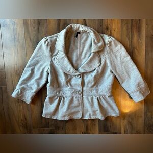 Ambition Light Gray Women's Blazer